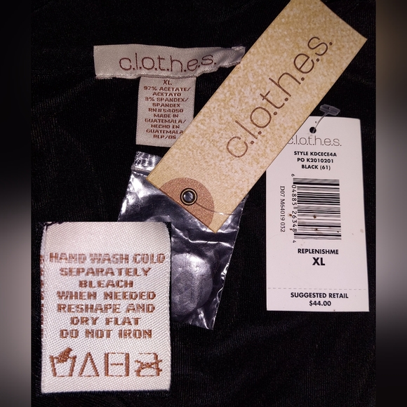 New C.l.o.t.h.e.s black jacket size XL - Picture 9 of 9